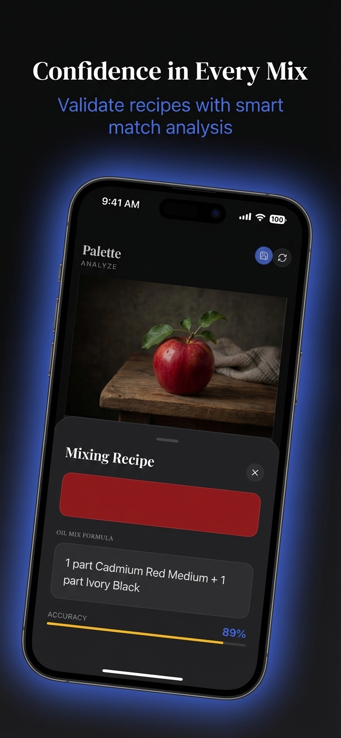 Palette Mixing Interface
